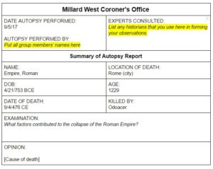 Autopsy Report Template Professional Templates Professional