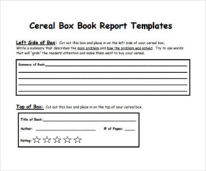 Cereal Box Book Report Template (3) - PROFESSIONAL TEMPLATES ...