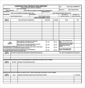 Production Status Report Template (3) - PROFESSIONAL TEMPLATES ...