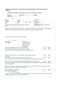 Failure Investigation Report Template (4) - PROFESSIONAL TEMPLATES ...