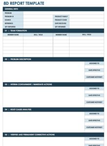 Dmaic Report Template (4) - PROFESSIONAL TEMPLATES | PROFESSIONAL TEMPLATES