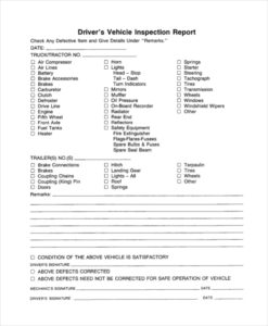 Vehicle Inspection Report Template (1) - PROFESSIONAL TEMPLATES ...