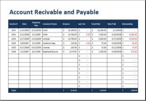 Accounts Receivable Report Template (4) - PROFESSIONAL TEMPLATES ...