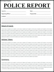 Vehicle Accident Report Form Template (4) - PROFESSIONAL TEMPLATES ...