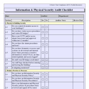 Physical Security Report Template (1) PROFESSIONAL TEMPLATES