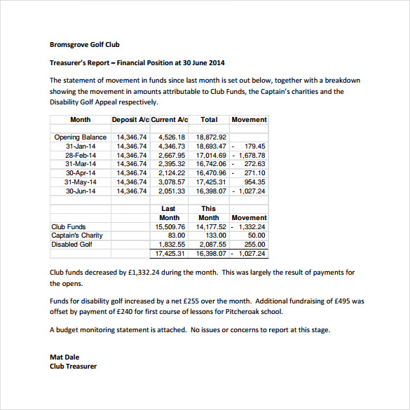 Treasurers Report Agm Template 6 PROFESSIONAL TEMPLATES 