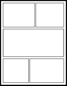 Printable Blank Comic Strip Template For Kids (4) - PROFESSIONAL ...