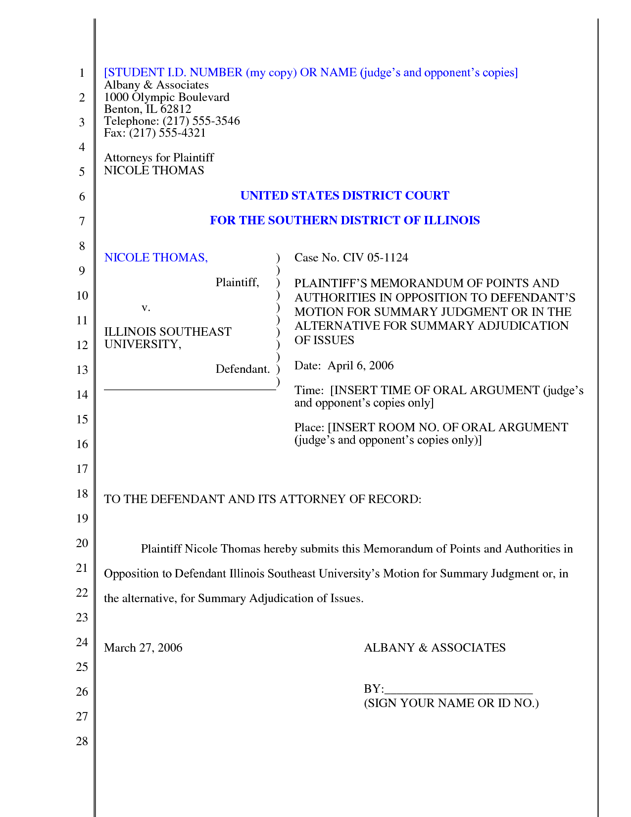 assignment legal document