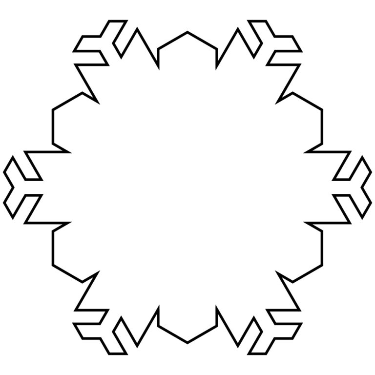 Blank Snowflake Template (7) PROFESSIONAL TEMPLATES PROFESSIONAL