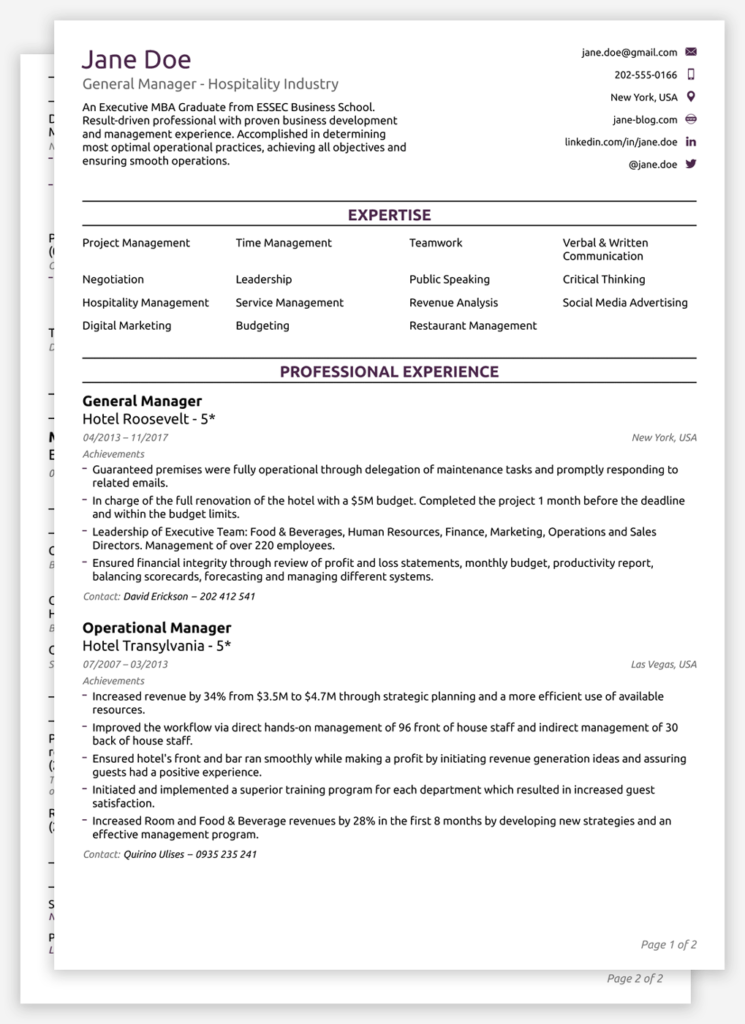 How to Construct a Cv Templates - PROFESSIONAL TEMPLATES | PROFESSIONAL ...