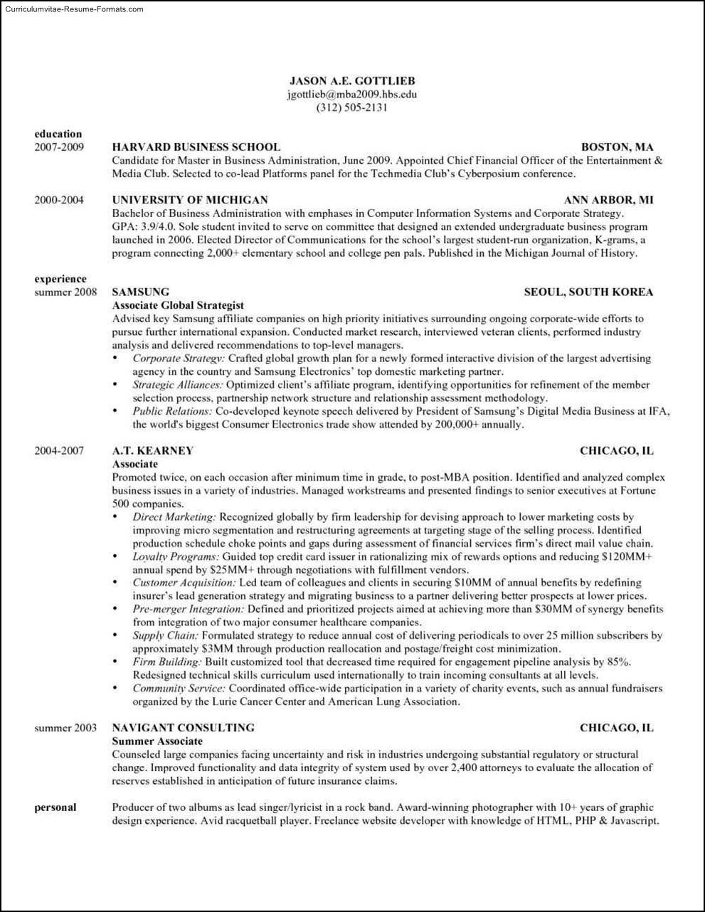 Resume Templates Harvard PROFESSIONAL TEMPLATES PROFESSIONAL TEMPLATES