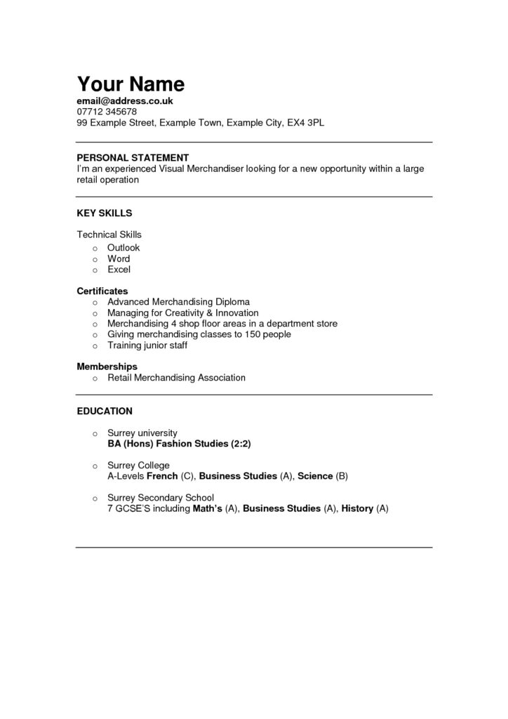 Resume Templates Simple (2) - PROFESSIONAL TEMPLATES | PROFESSIONAL ...