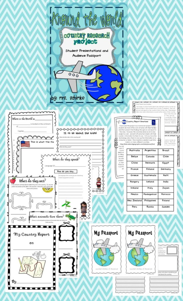 Country Report Template 6th Grade (1) PROFESSIONAL TEMPLATES