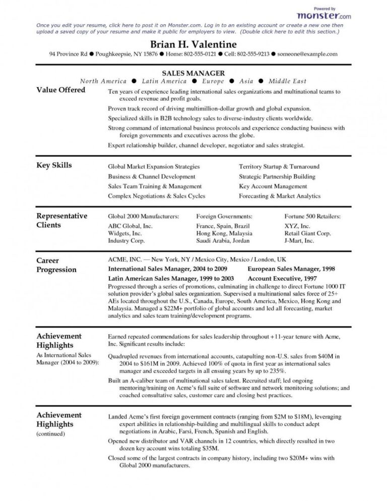 Resume Templates Monster PROFESSIONAL TEMPLATES PROFESSIONAL TEMPLATES