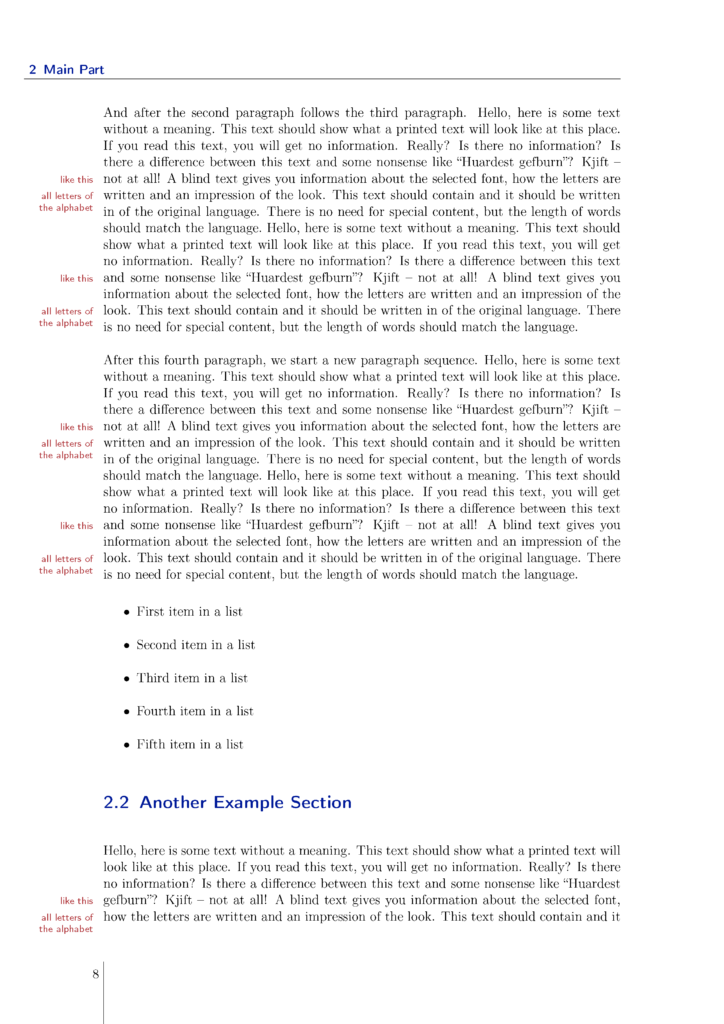 Report Template Latex Download (6) PROFESSIONAL TEMPLATES